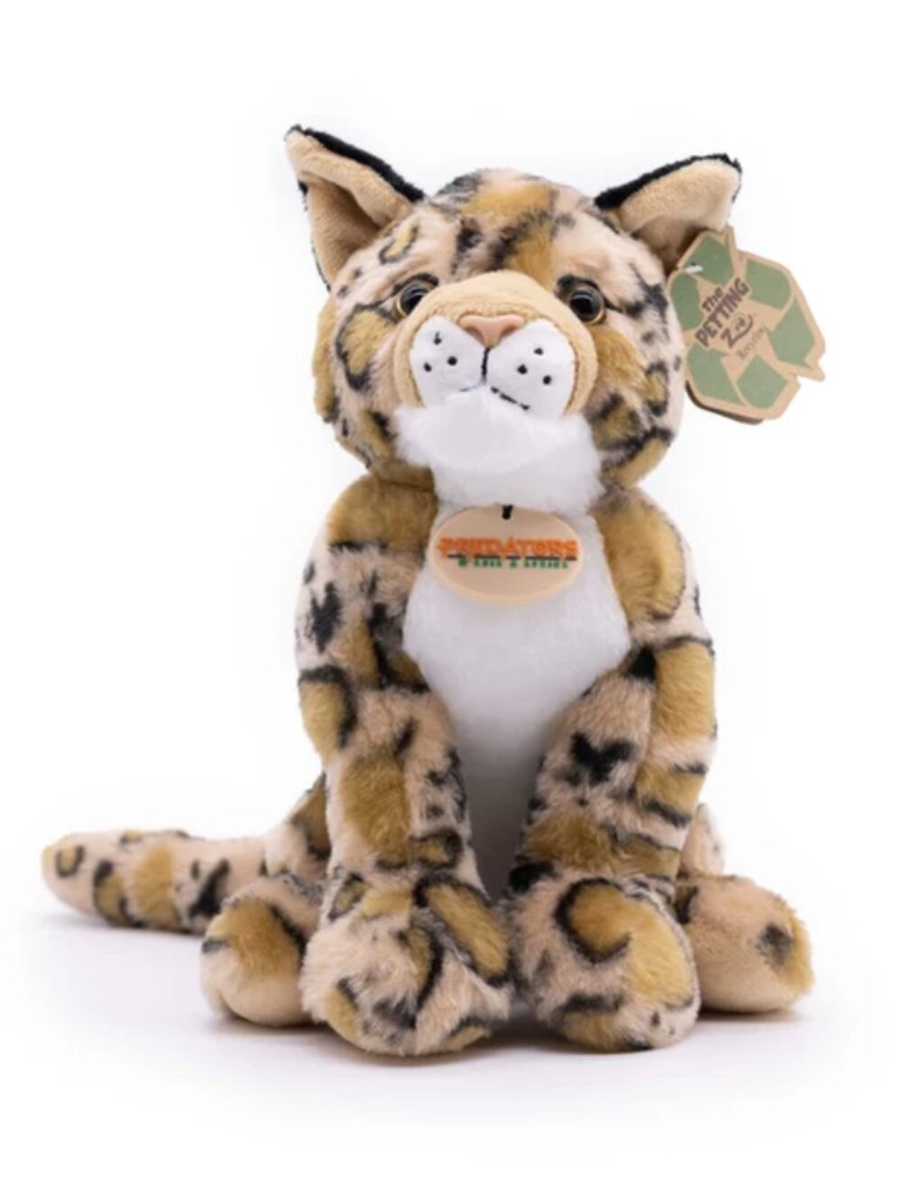 Petting Zoo Clouded Leopard Stuffed Animal Toy Wild Onez 12in Cat Birthday Gift